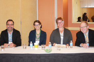 From left to right: Pablo Mitchell, Natalie Lira, Heather Sinclair, and Matthew Klingle