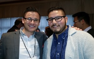 Kris Klein (left) and Gene Morales